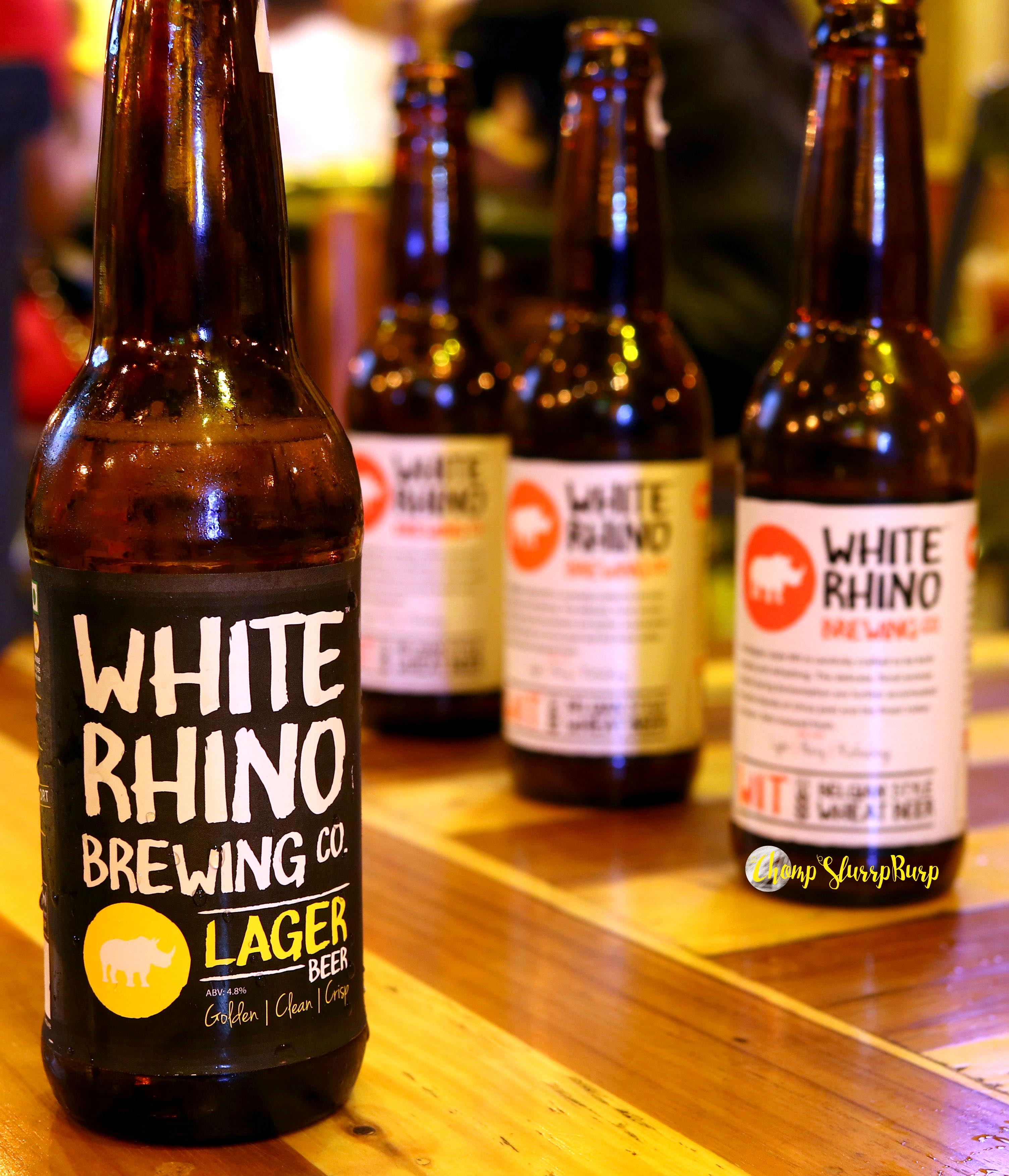India s Craft Beer White Rhino ChompSlurrpBurp