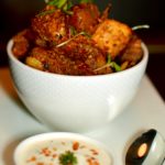 Cassava chips with garlic mayo