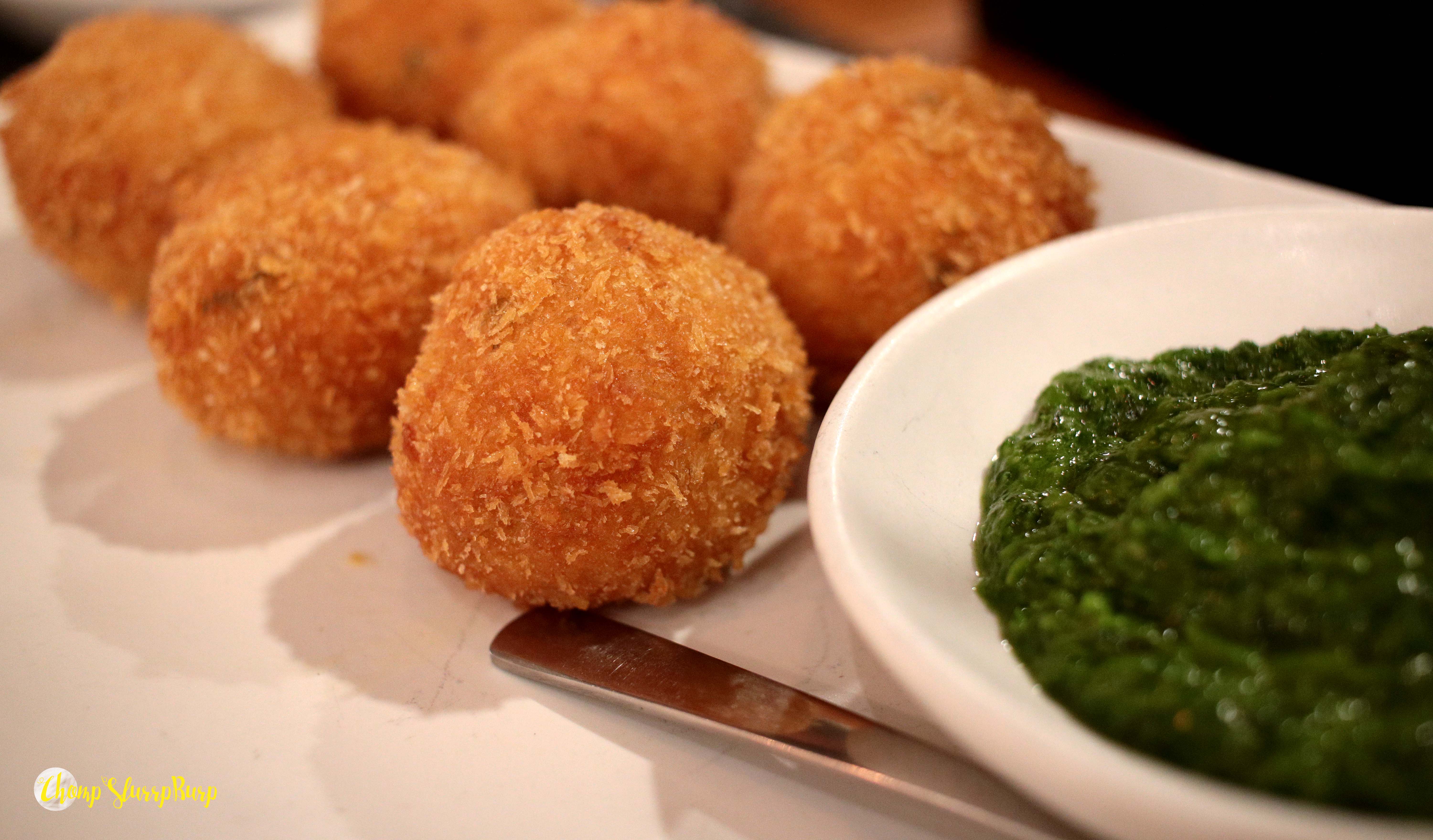 Arancini at Evoo