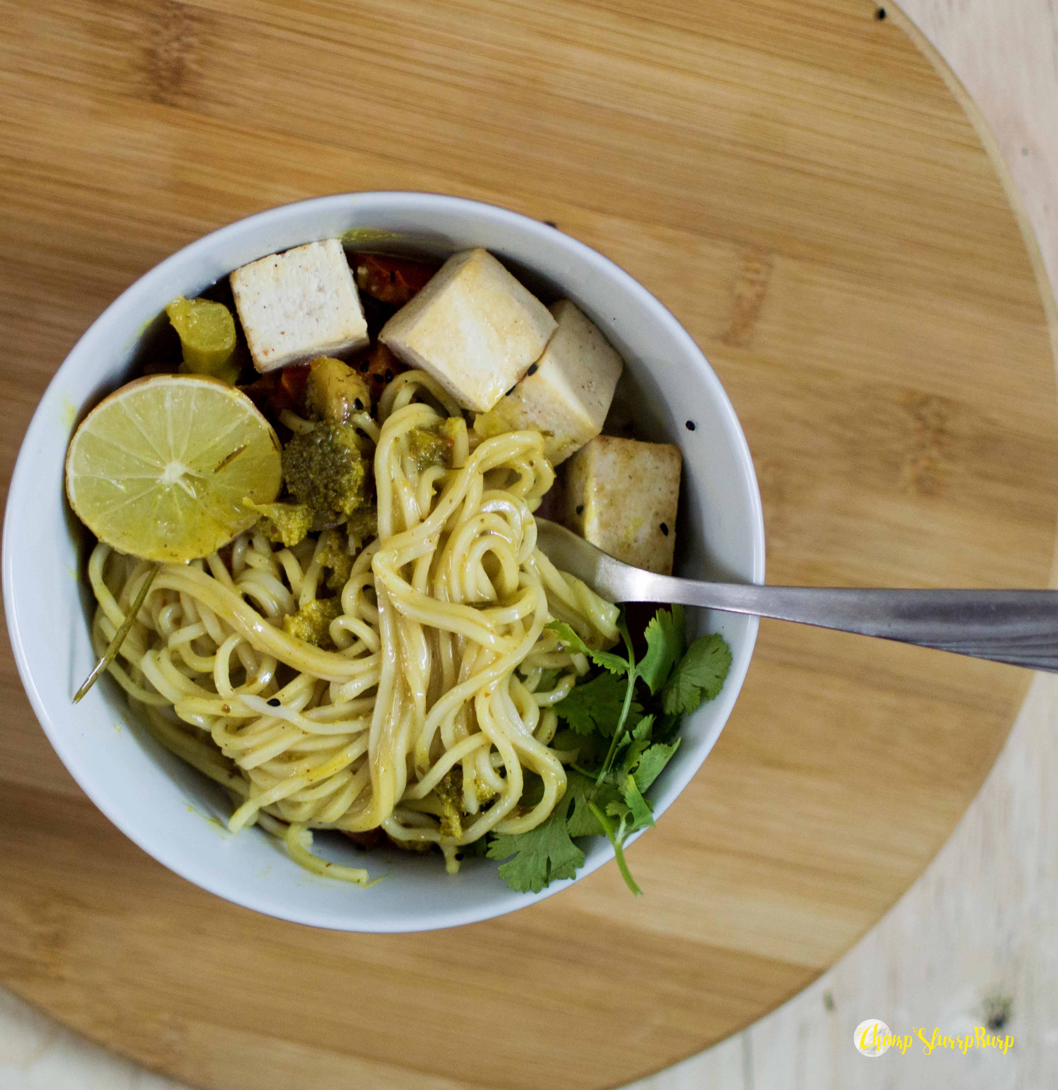 Coconut lemongrass noodle bowl (2)