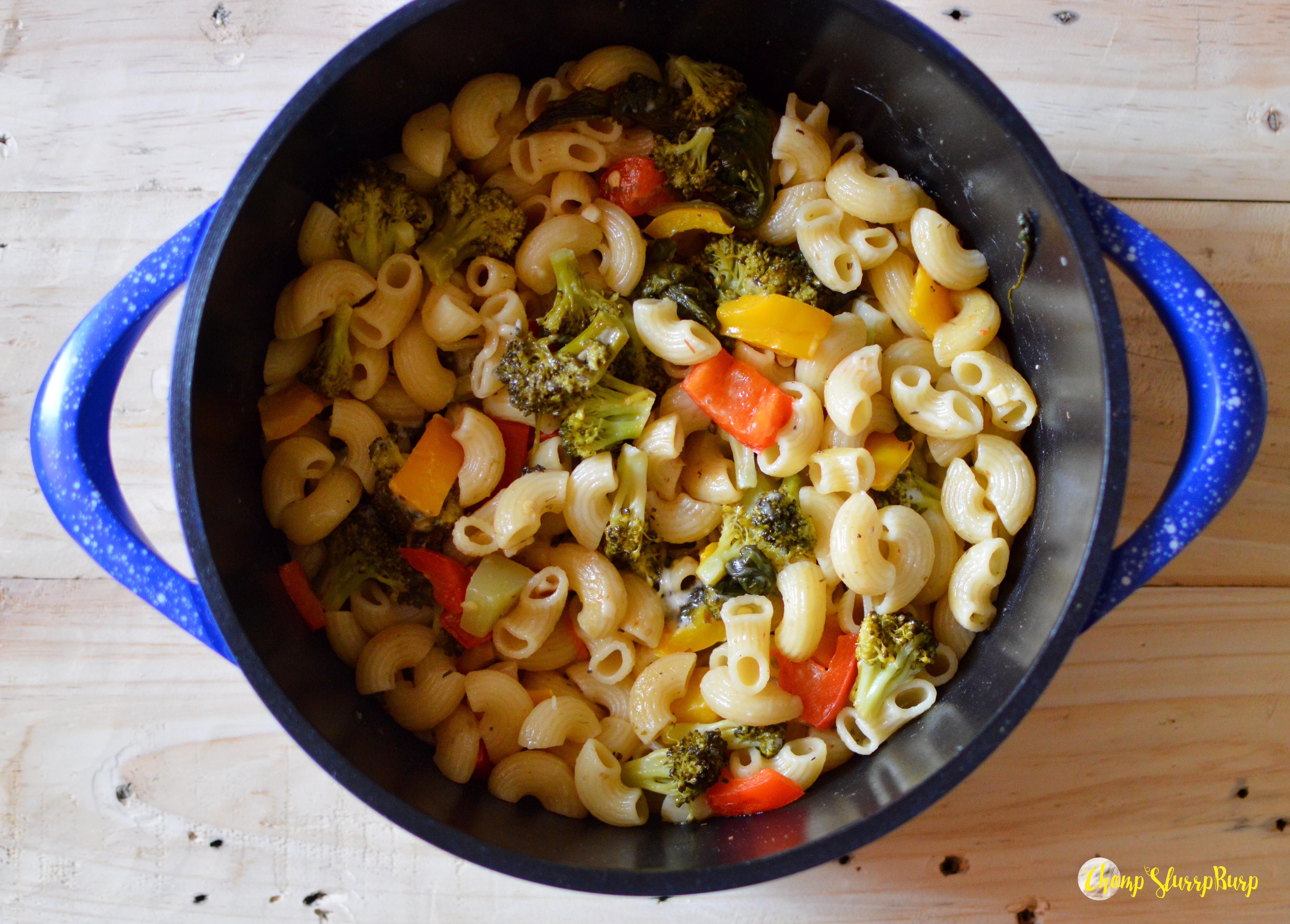 One pot white wine pasta