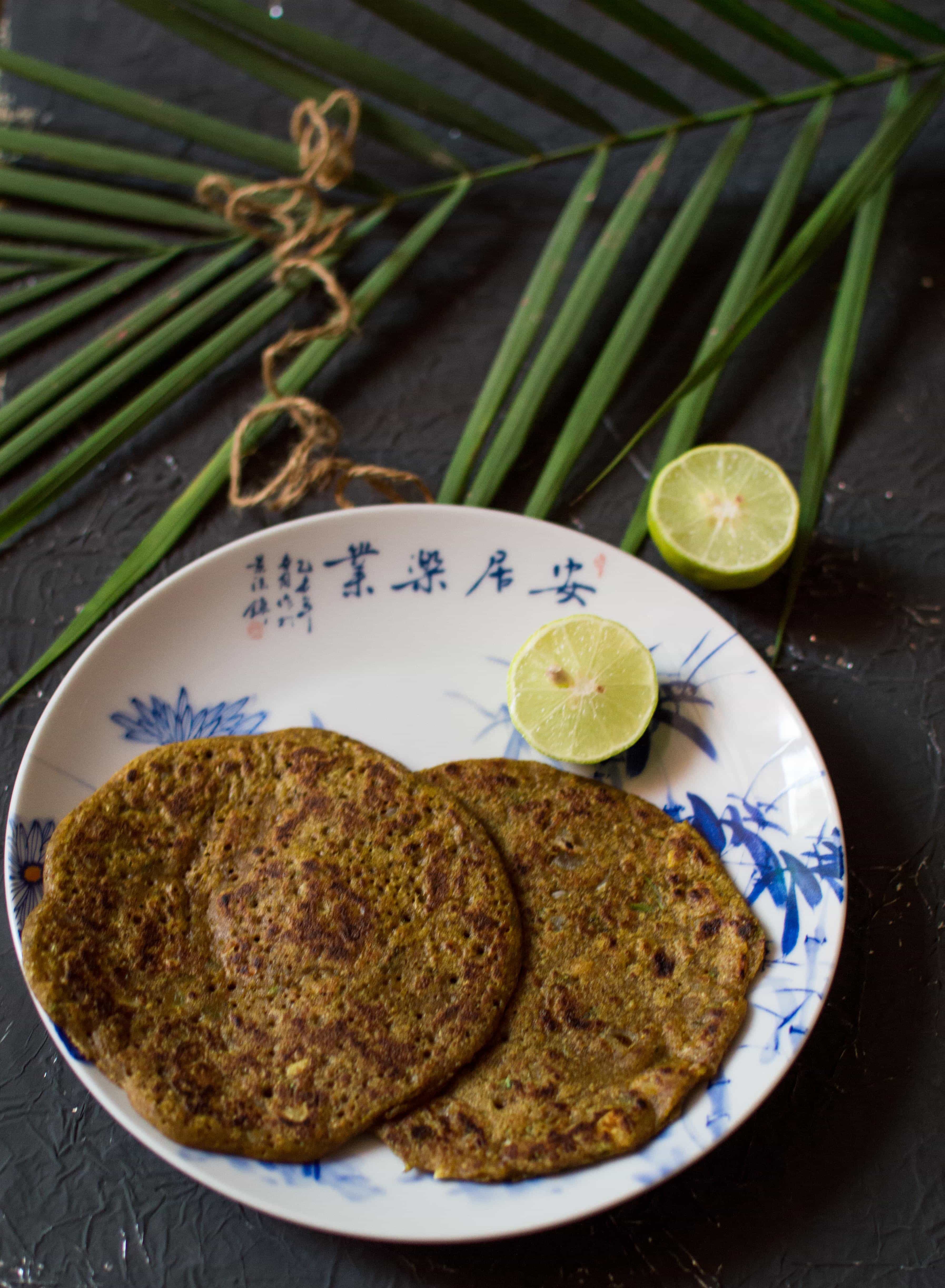 Ragi and Jowar Chila