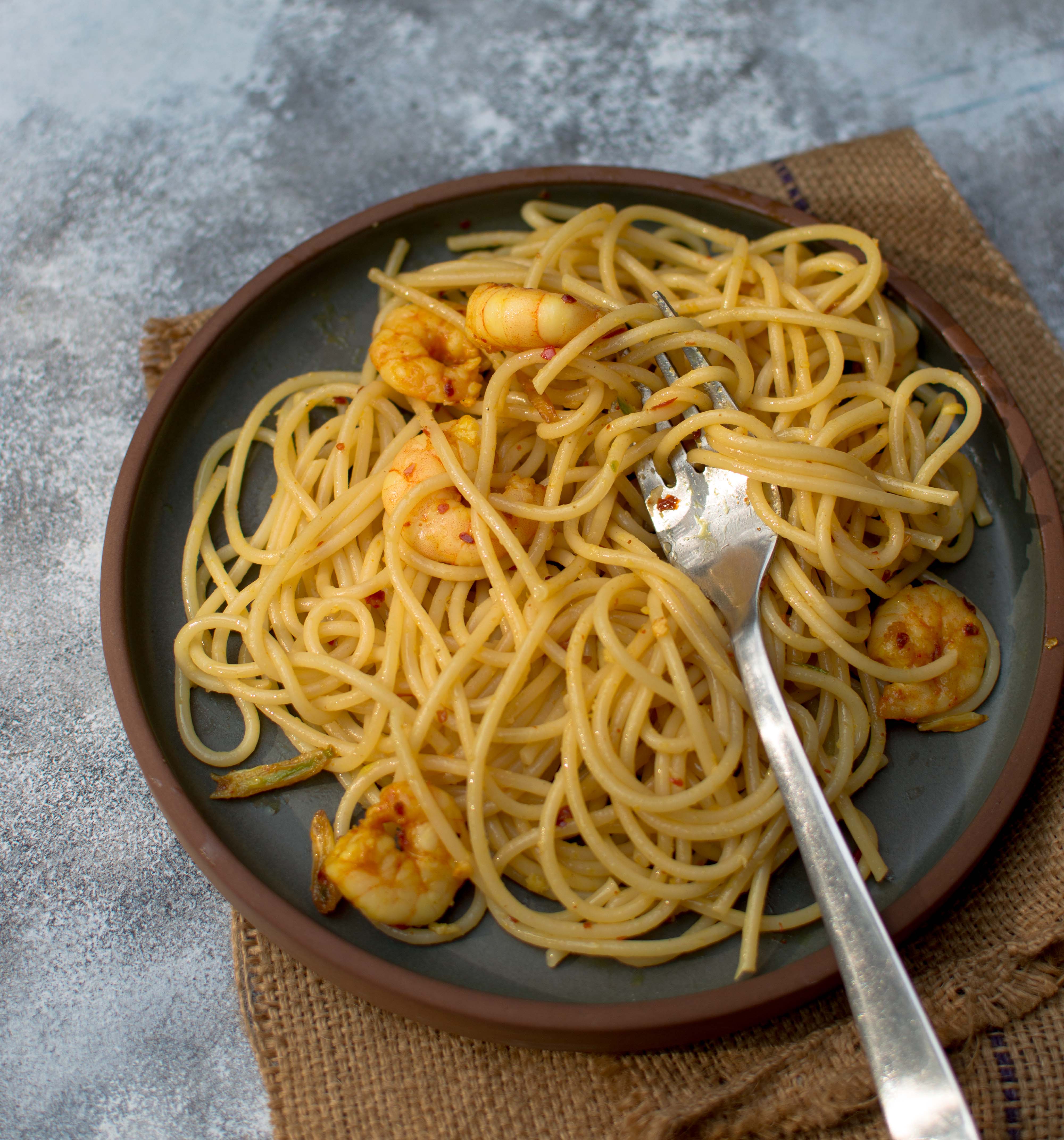 Prawn Spaghetti