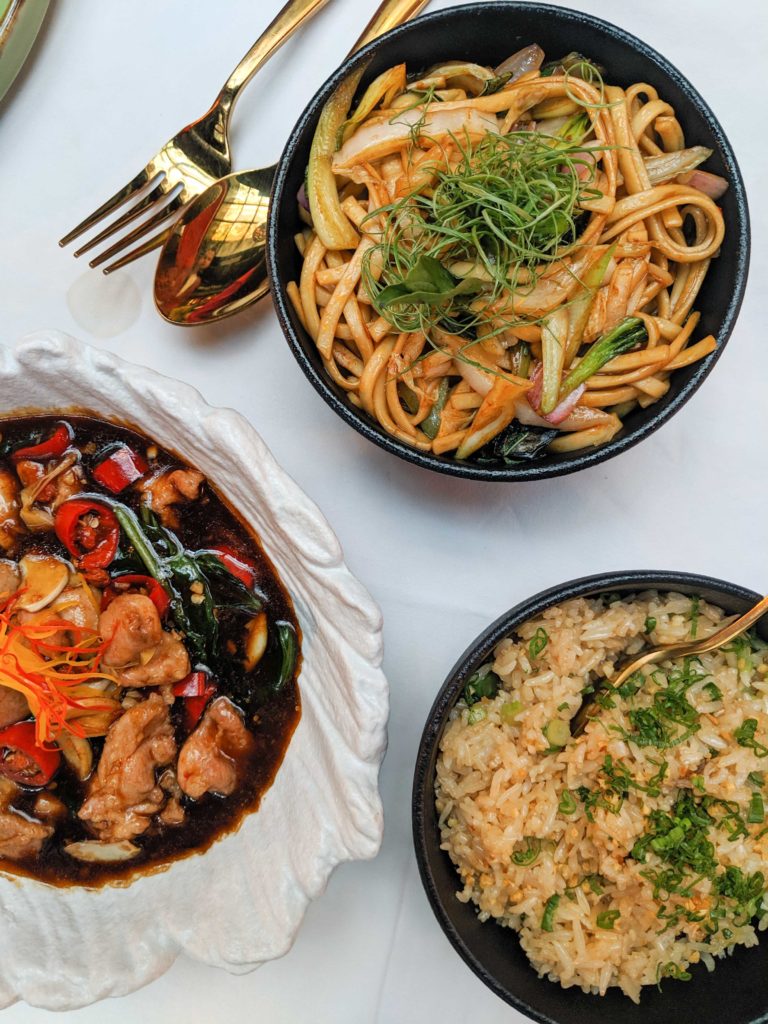 mains at The Kimono Club