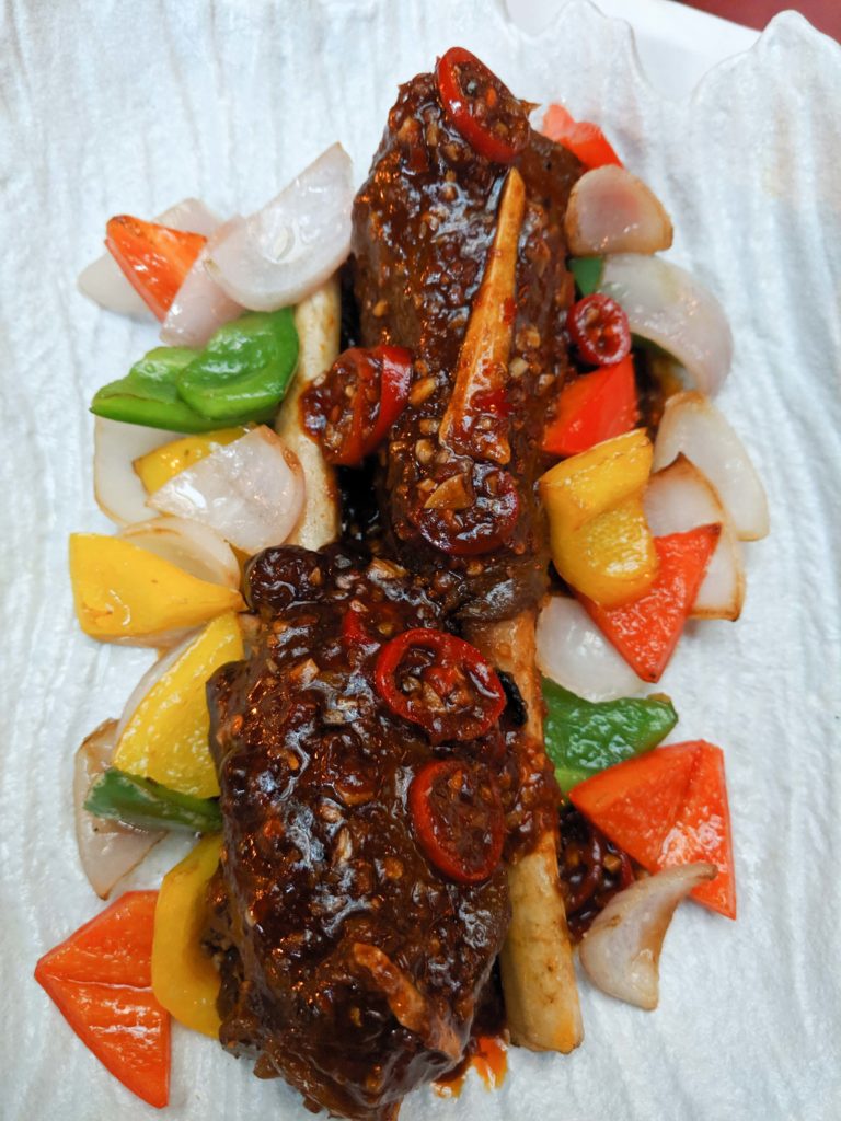 lamb shank at The Kimono Club