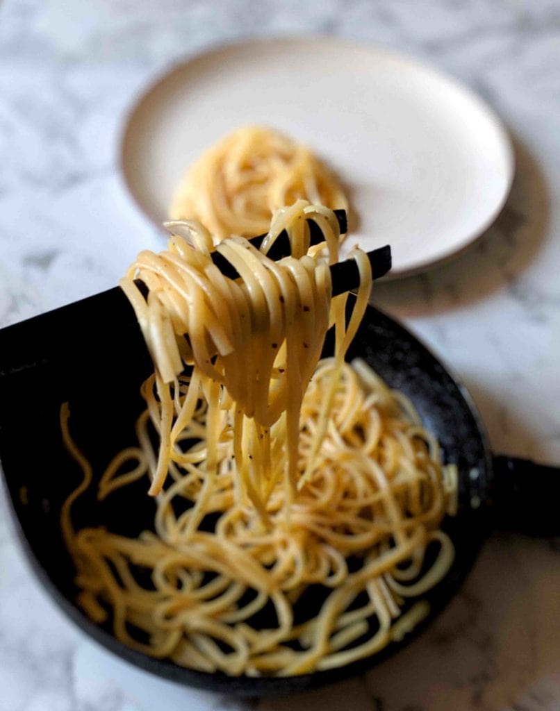 linguine aglio olio