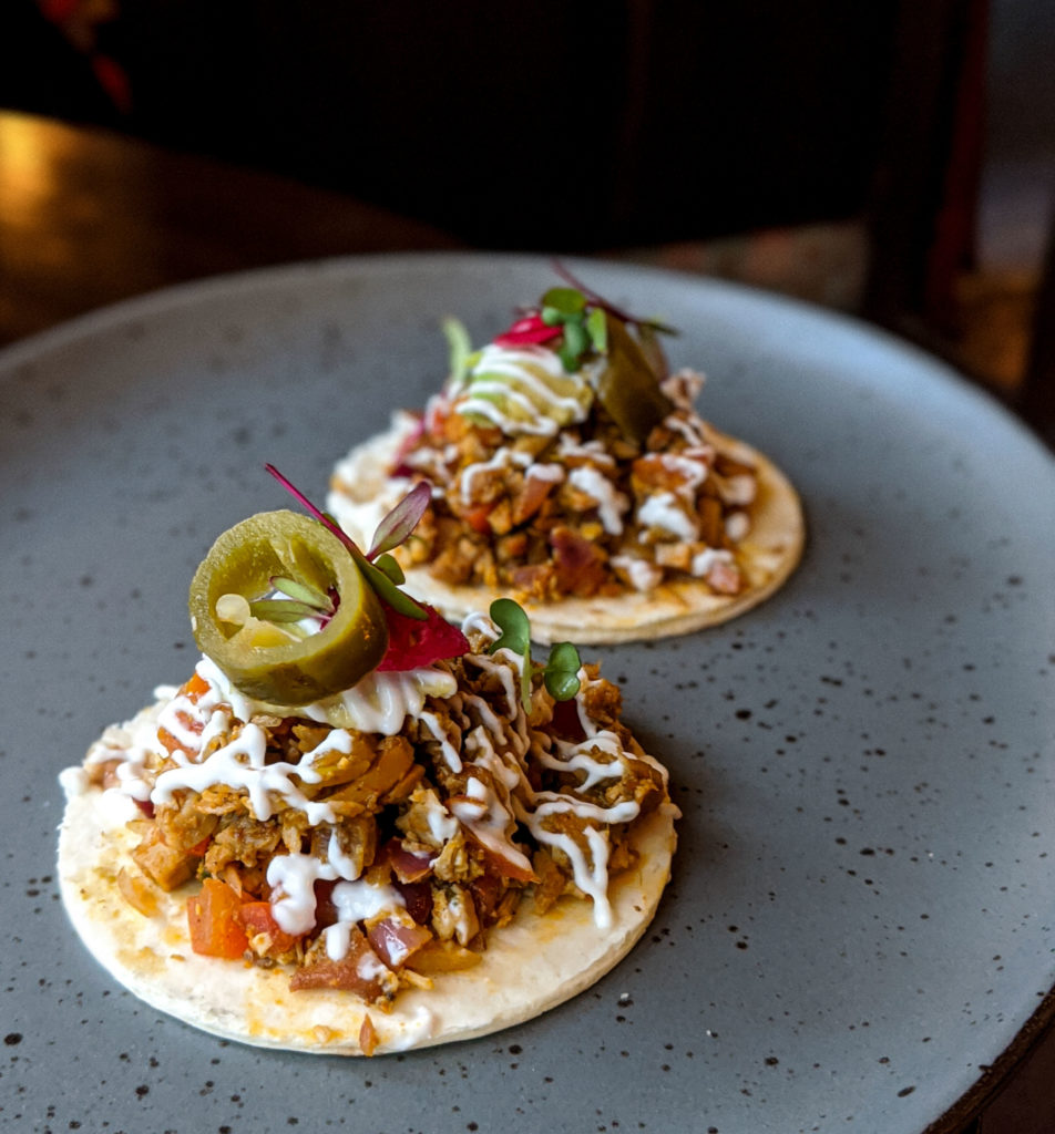 Chicken tacos at Ek bar