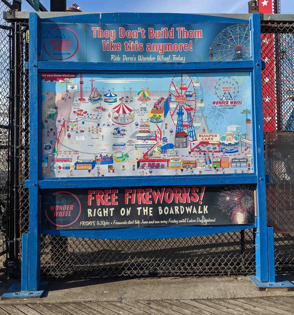 fireworks at coney island