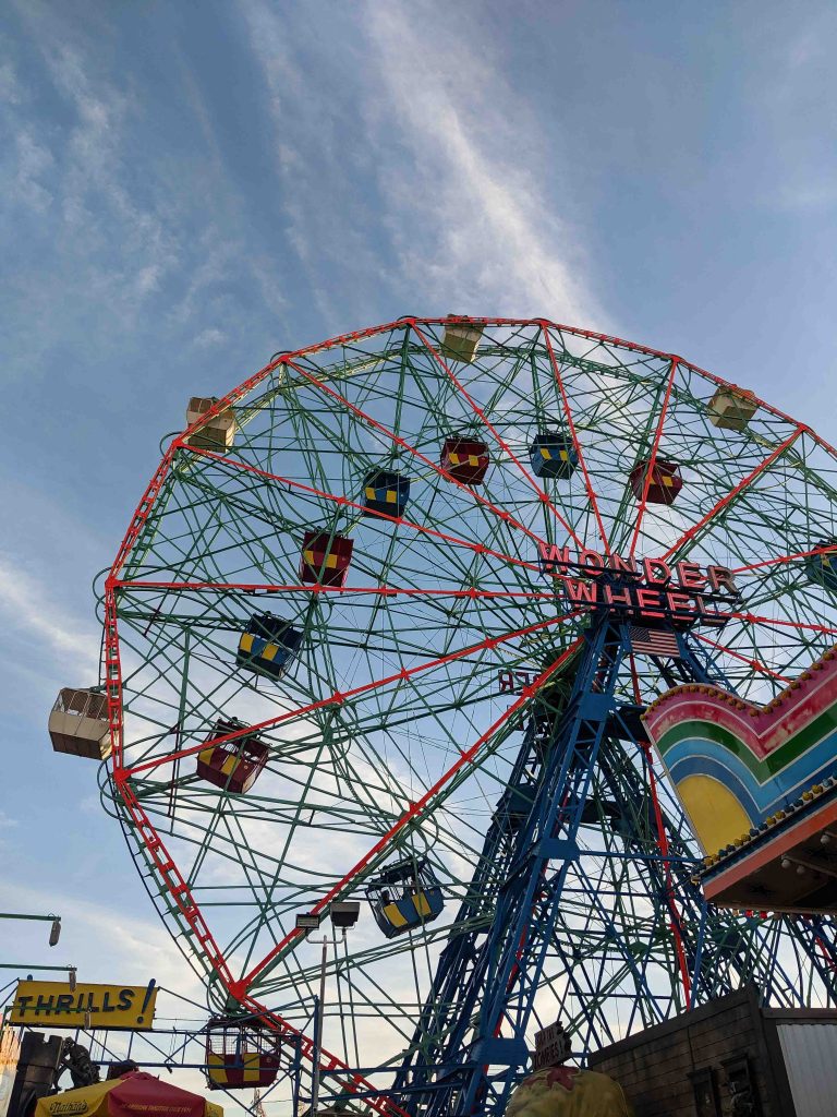 Wonder wheel at coney island