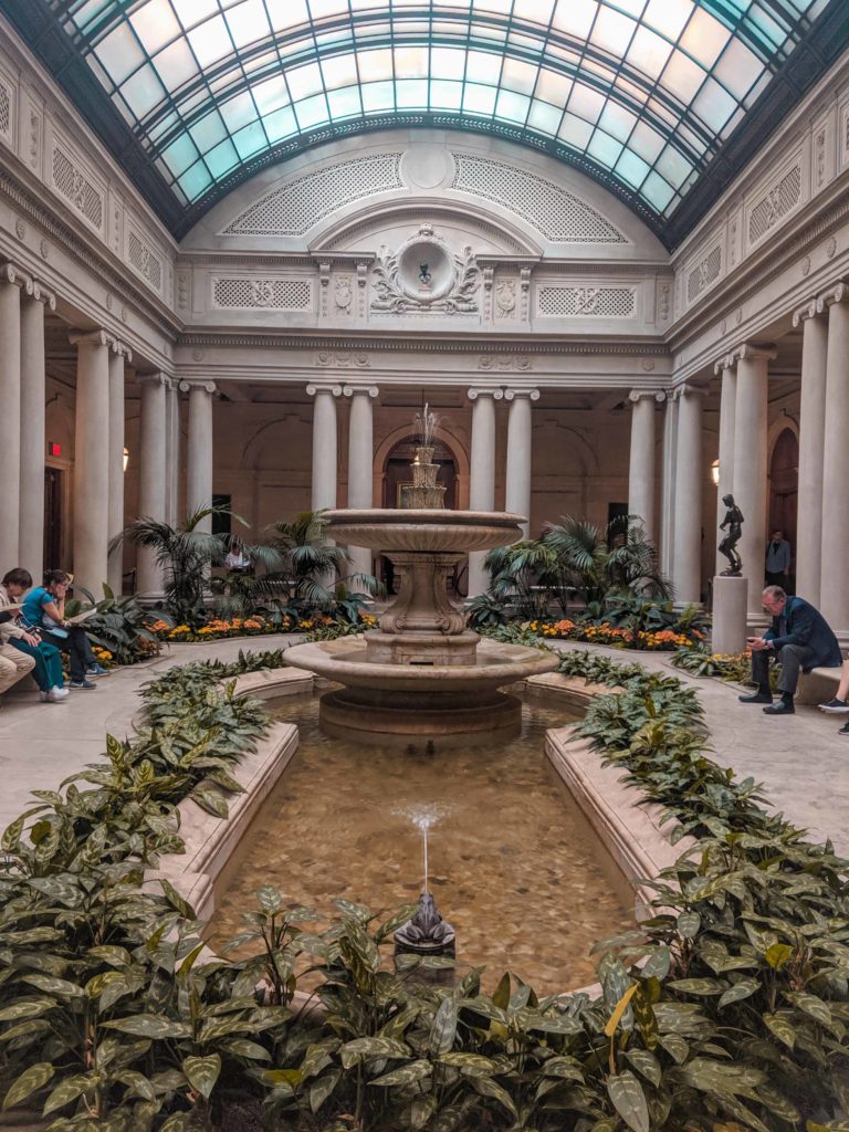 museums in new york - the frick collection courtyard