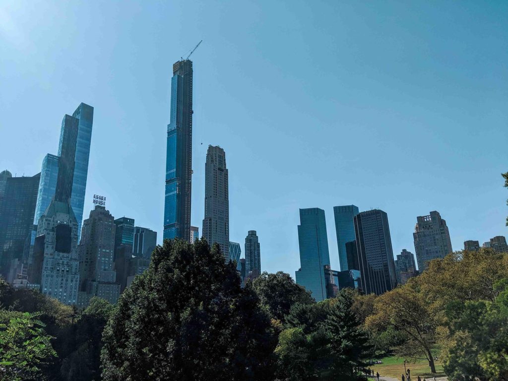 Iconic sights in NYC - Central Park the view