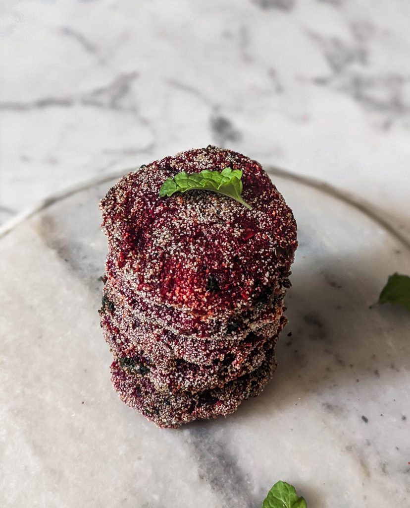 beetroot patties