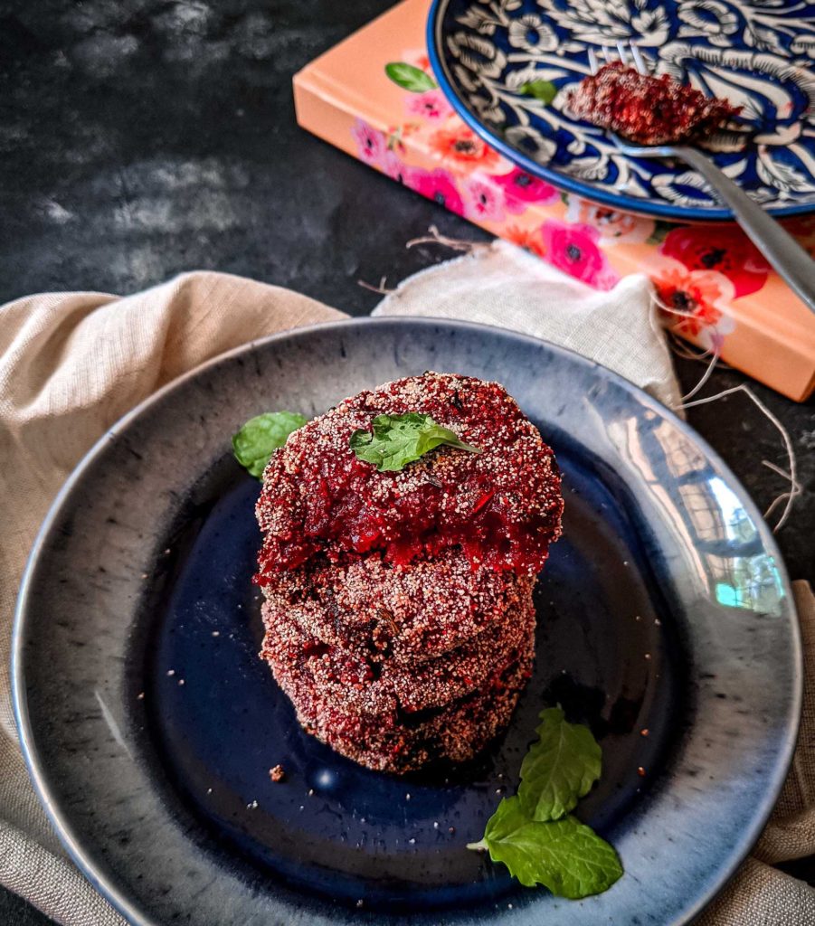 beetroot patties