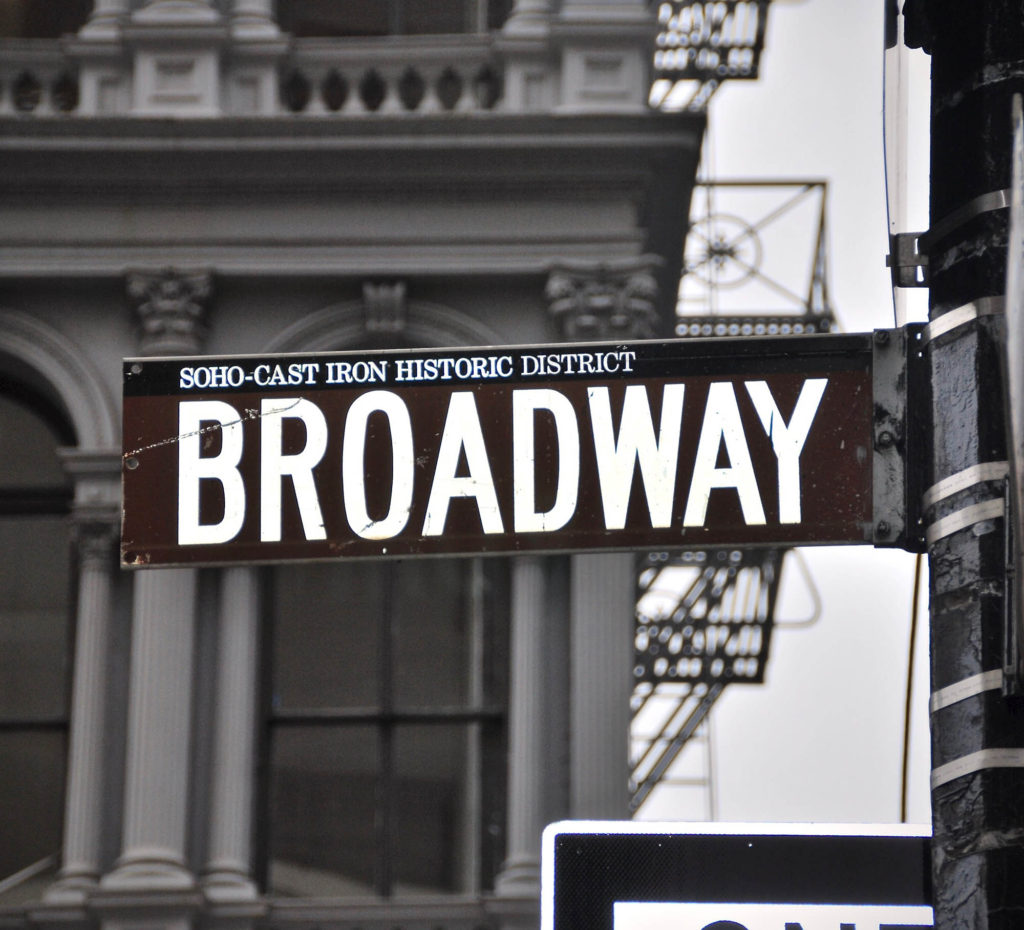 broadway - iconic sights in NYC