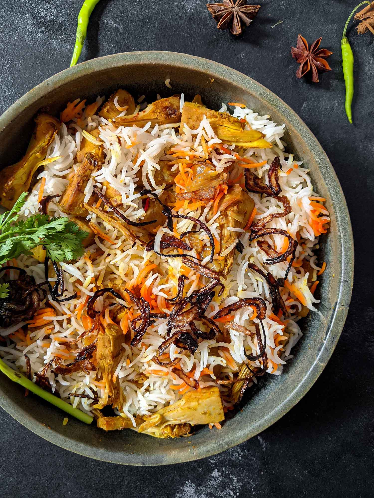 Kathal biryani