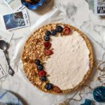 no-bake tart blueberries and muesli