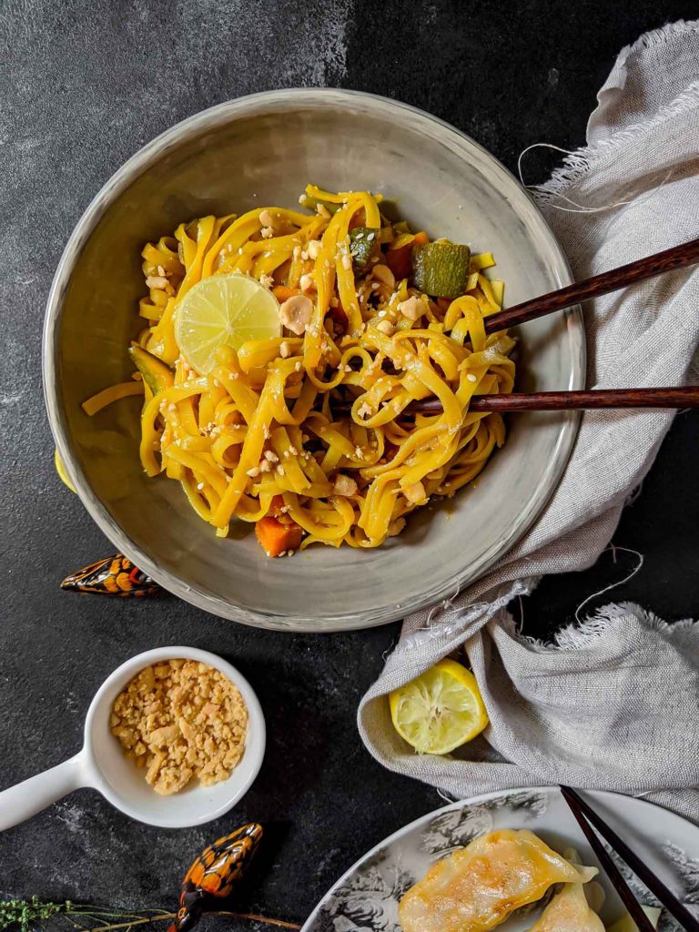 curried udon noodles