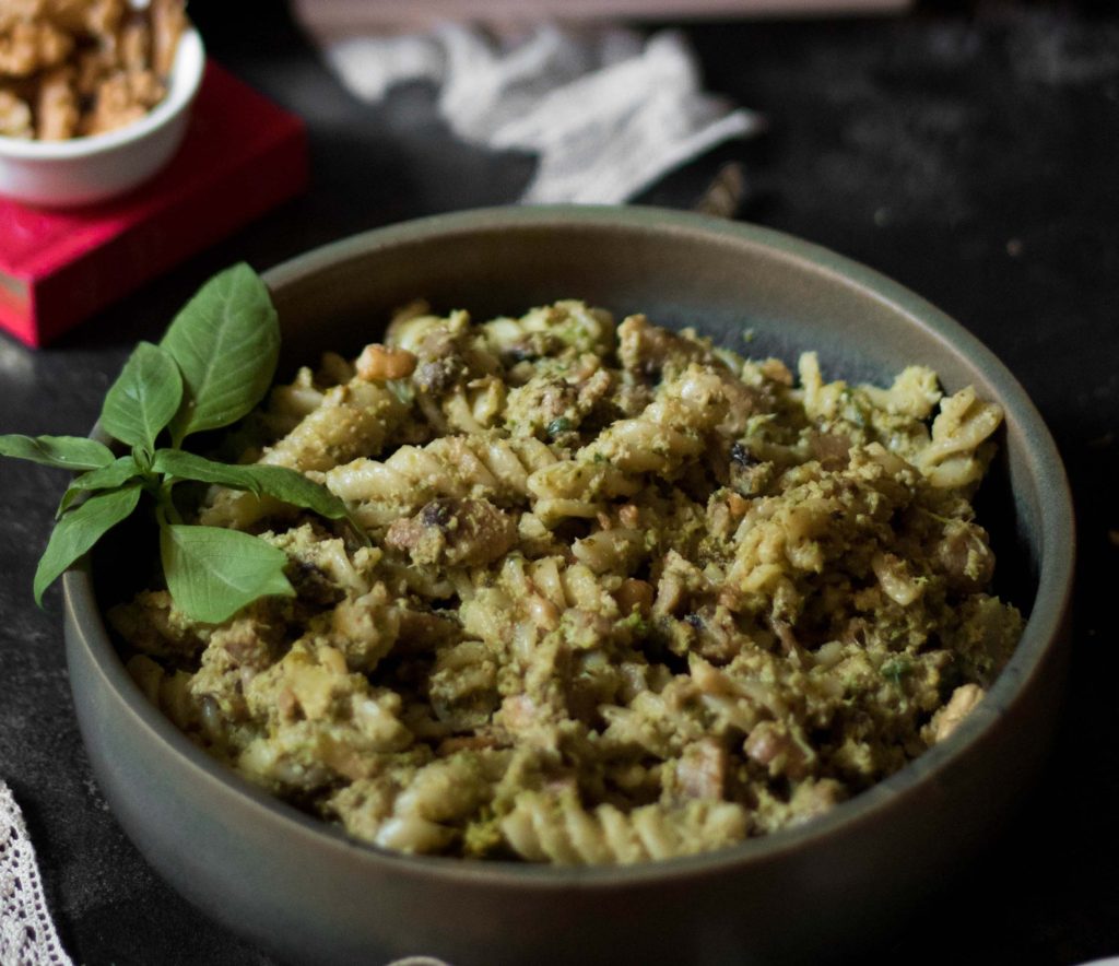 Broccoli Pesto with fusilli