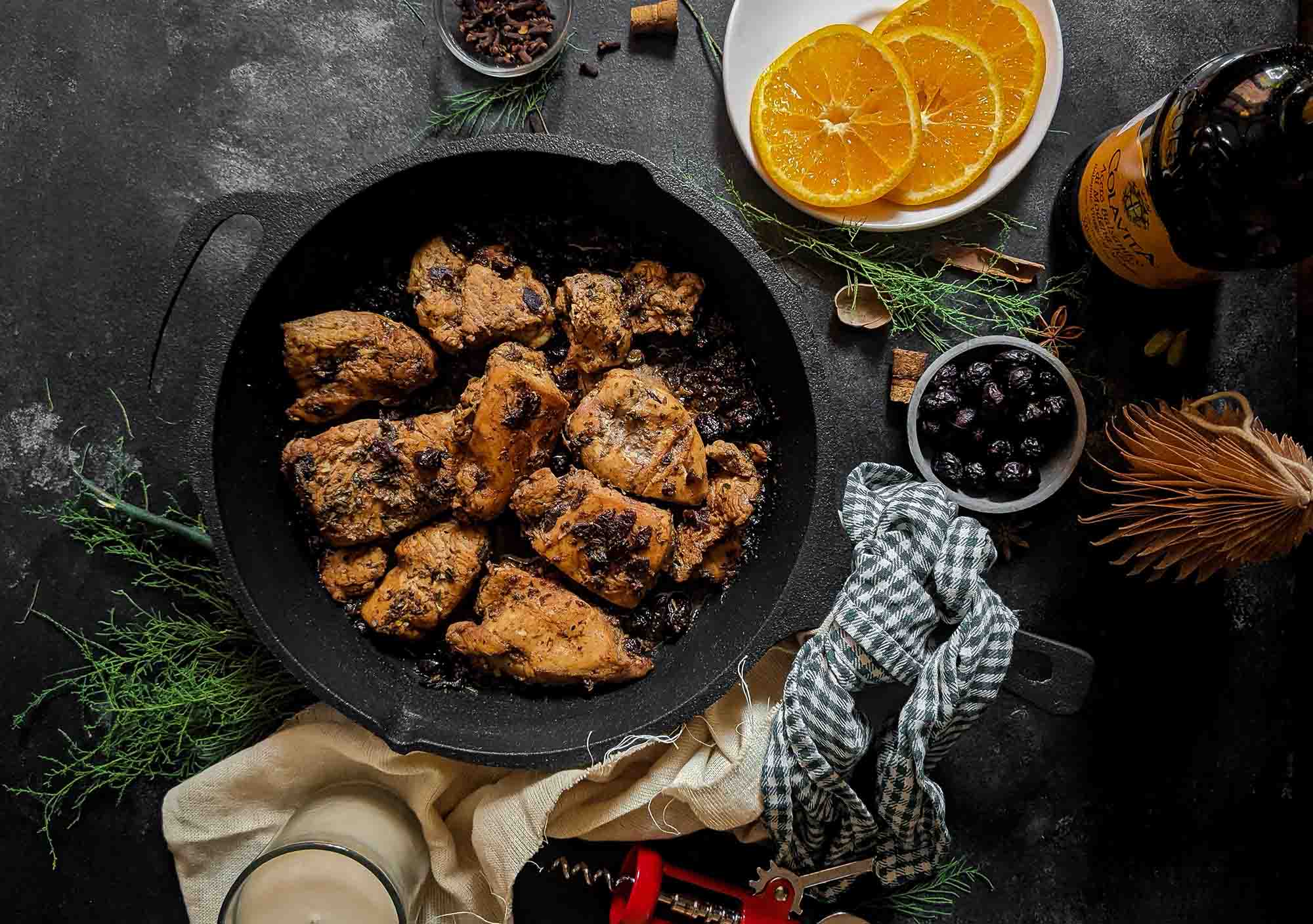 Cranberry and Balsamic Chicken Breast Recipe - ChompSlurrpBurp