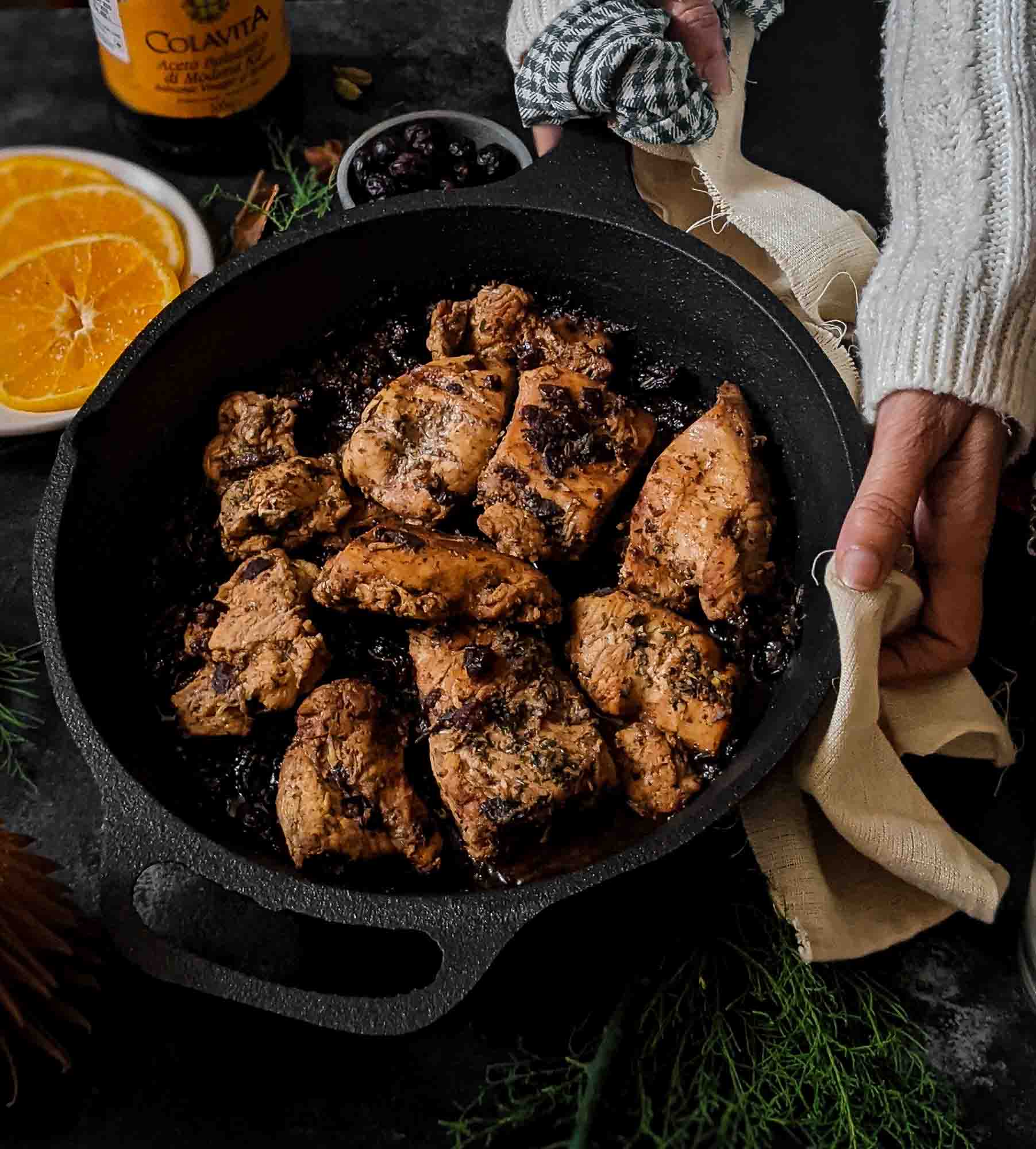 cranberry and balsamic chicken breast