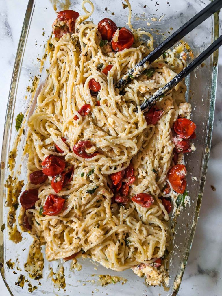baked feta and tomato pasta