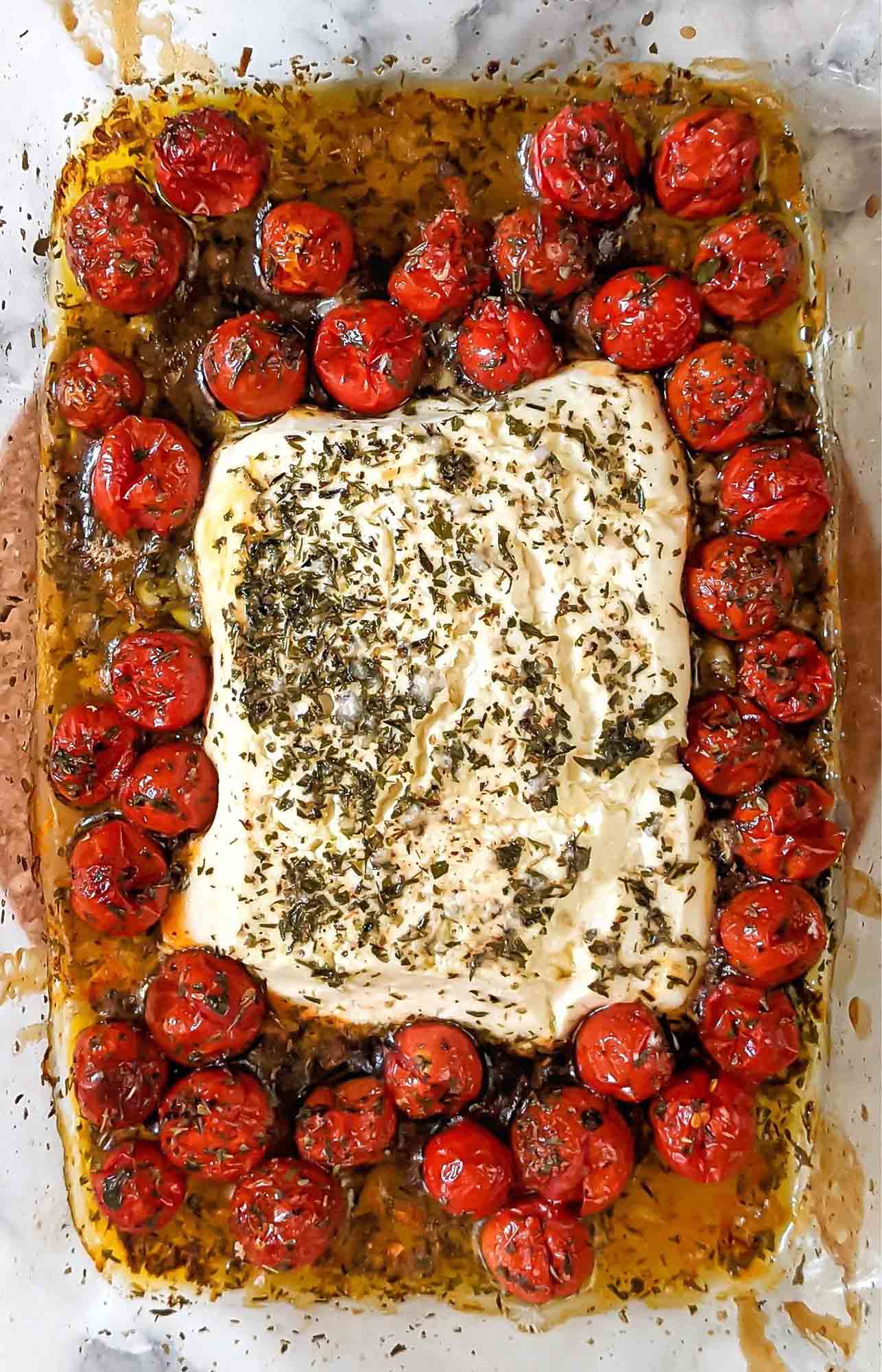 baked feta and tomato pasta