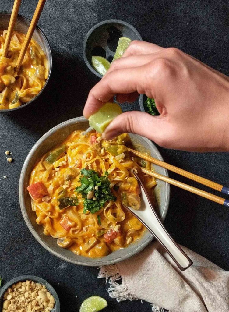 One pot Thai curry udon