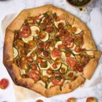 tomato and zucchini galette