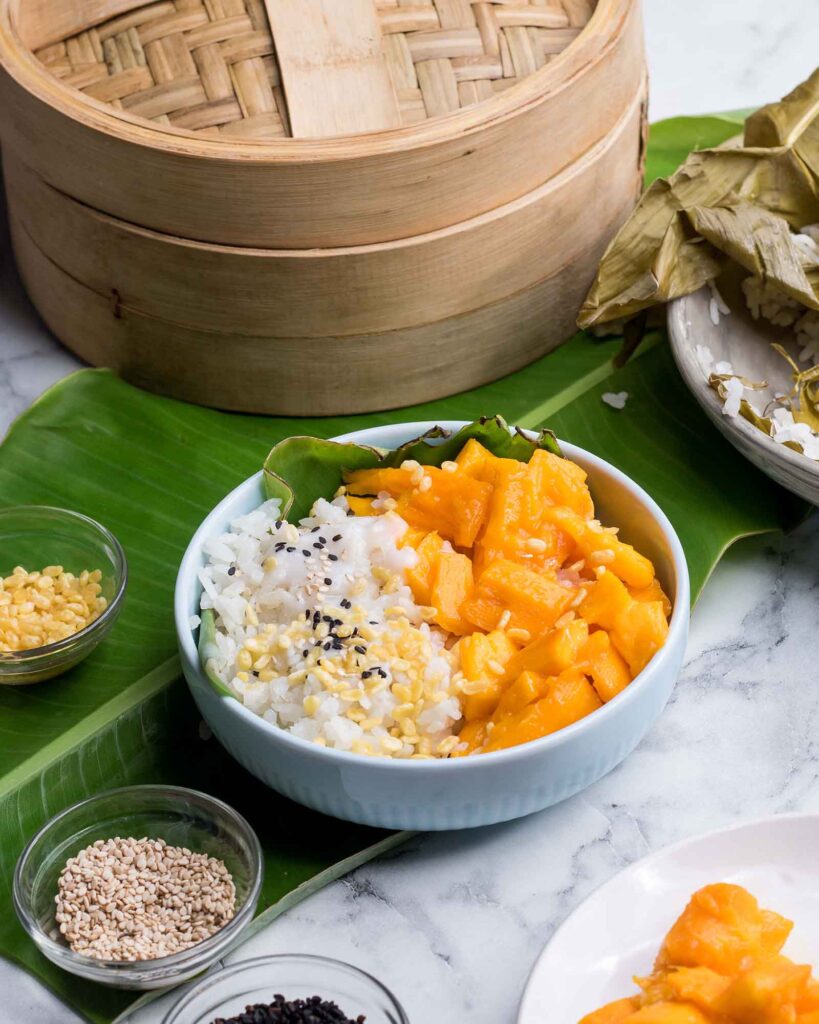 Thai mango sticky rice