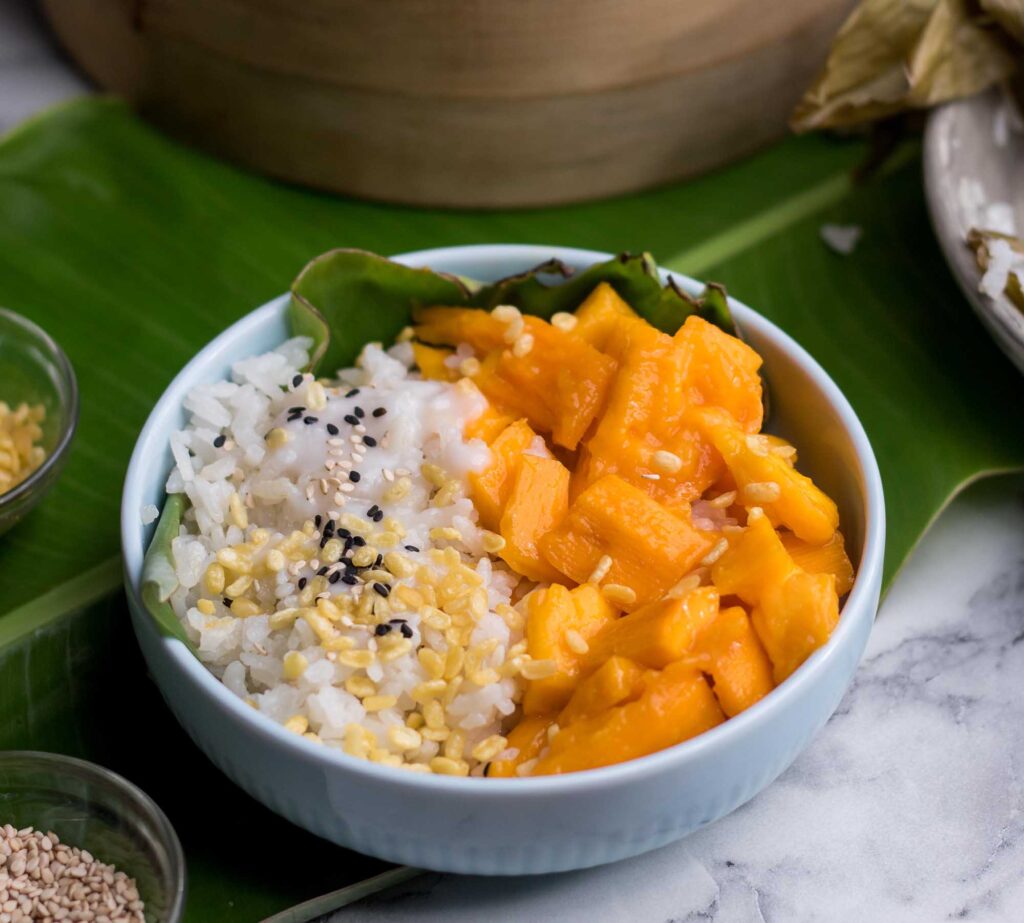 Thai mango sticky rice