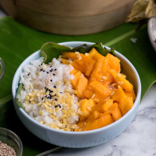 Thai mango sticky rice