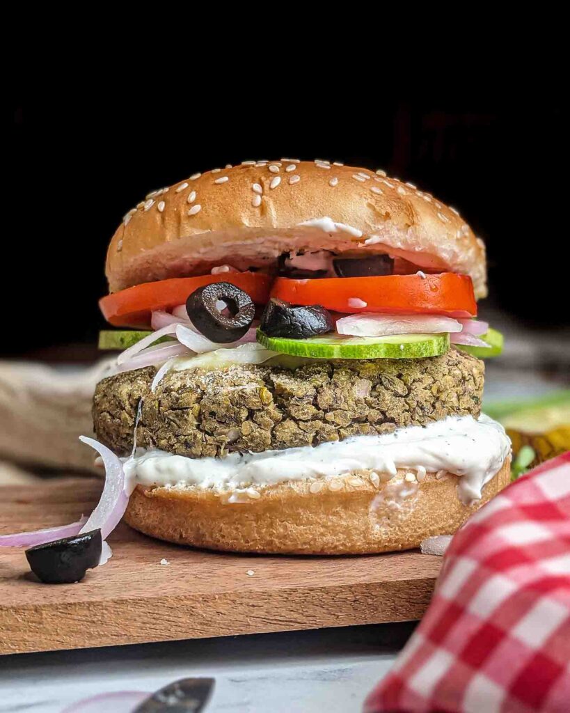 mung bean burger