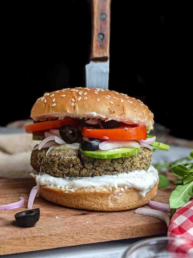 mung bean burger