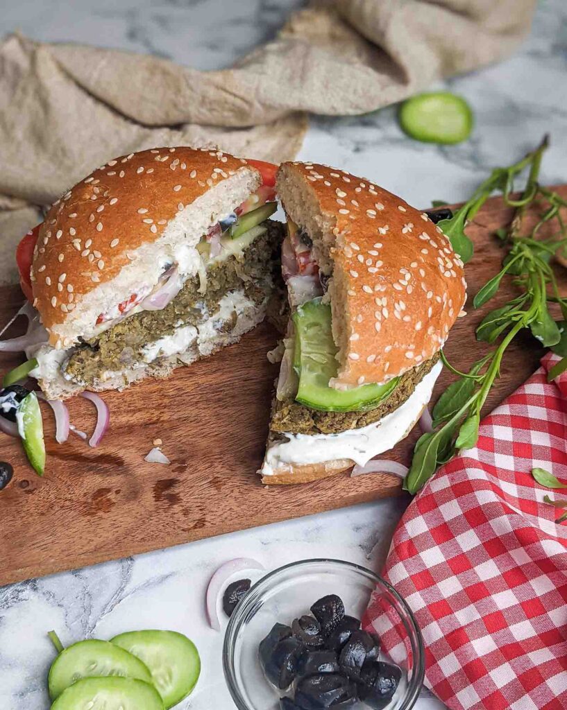 mung bean burger