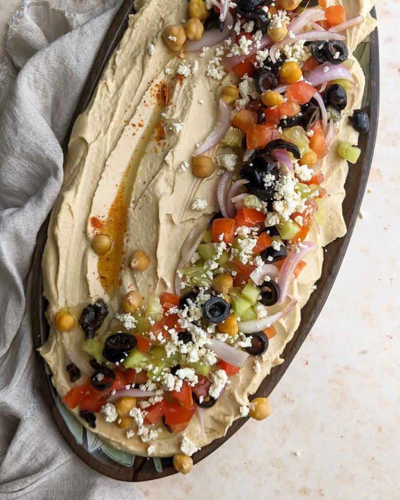 loaded hummus