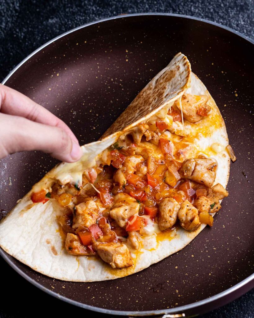 bbq chicken quesadillas