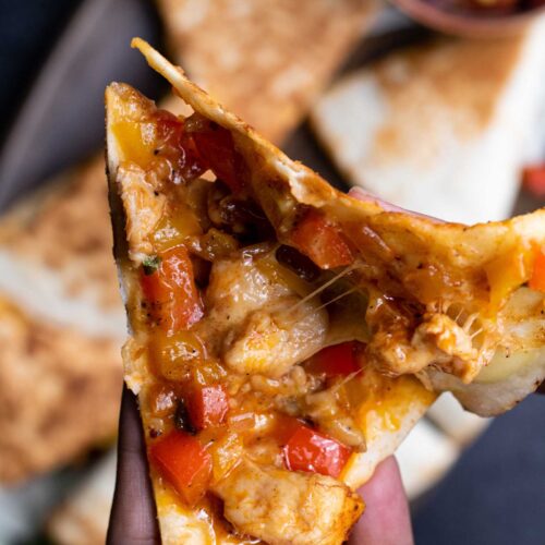 bbq chicken quesadillas