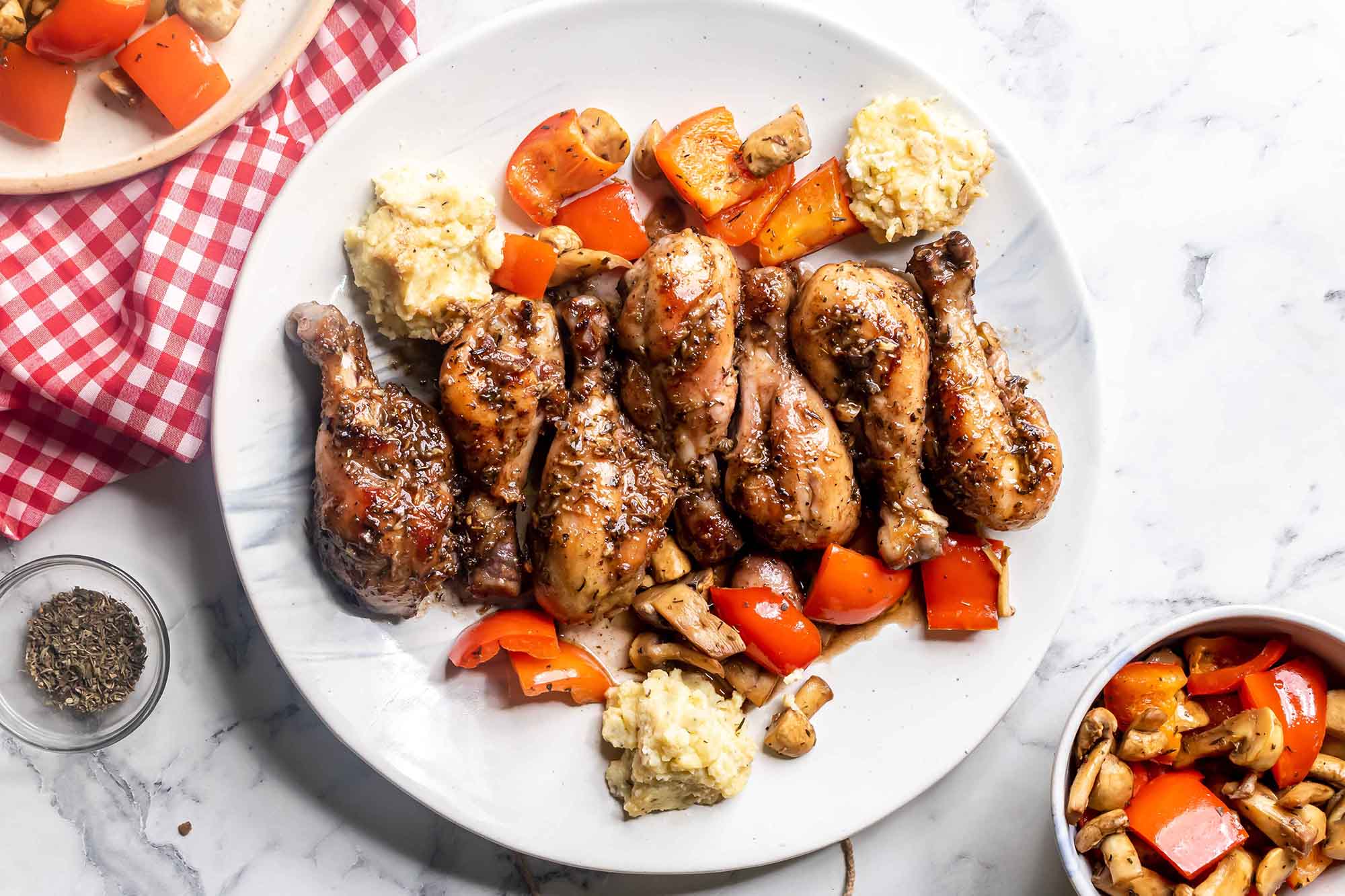 Baked Chicken Legs with brown sugar - ChompSlurrpBurp