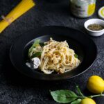 lemon & goat cheese pasta