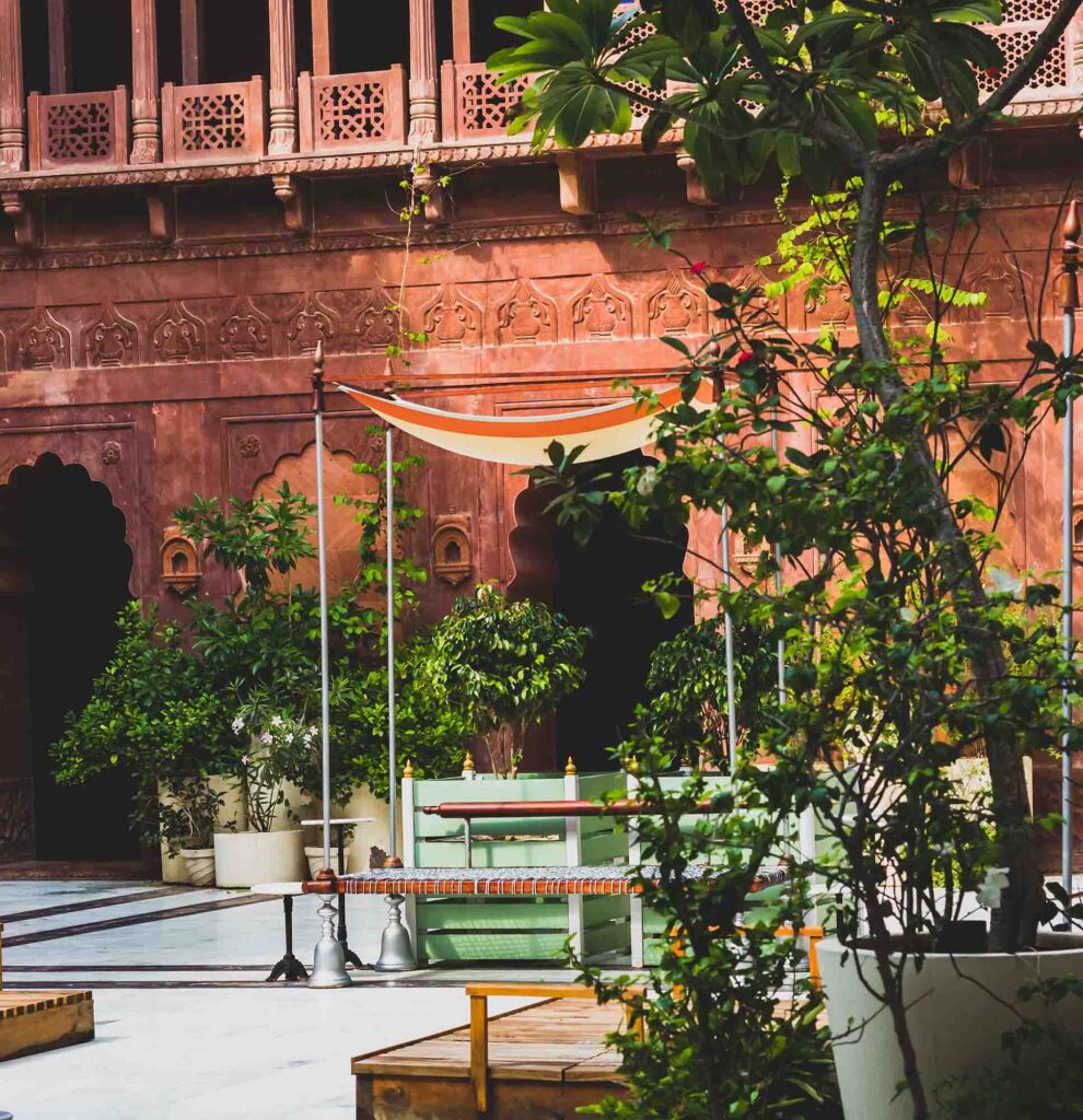 The main courtyard, Narendra Bhawan 