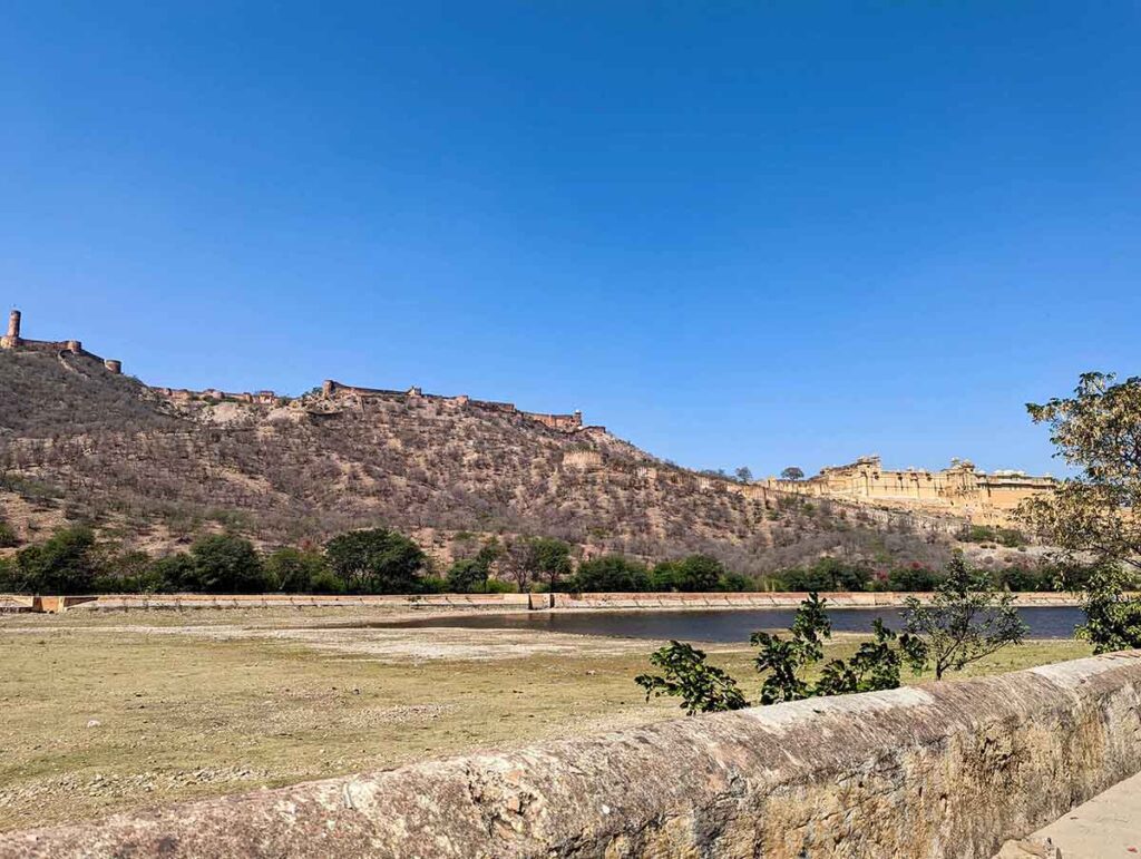 best things to do in jaipur - amer fort from a vantage point