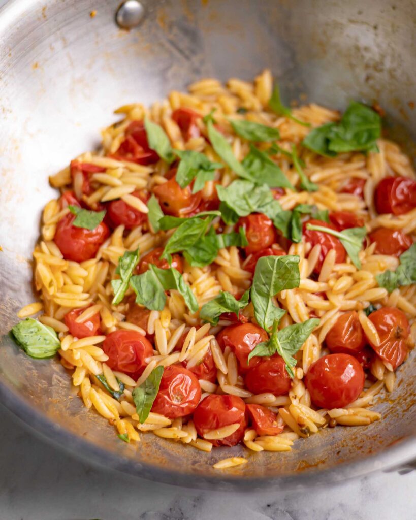 blistered cherry tomato pasta