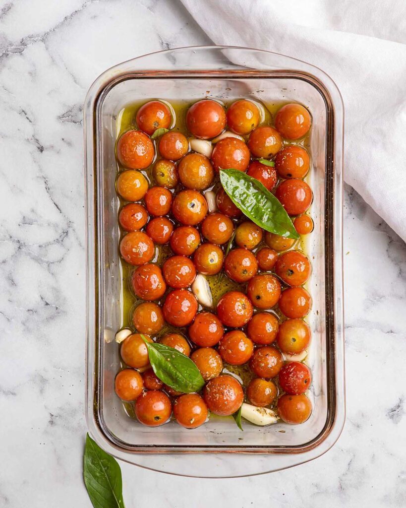 confit cherry tomatoes