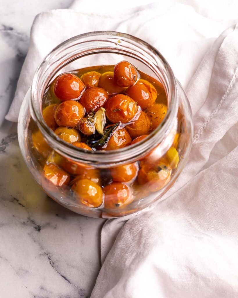 confit cherry tomatoes