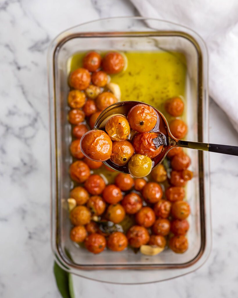 confit cherry tomatoes