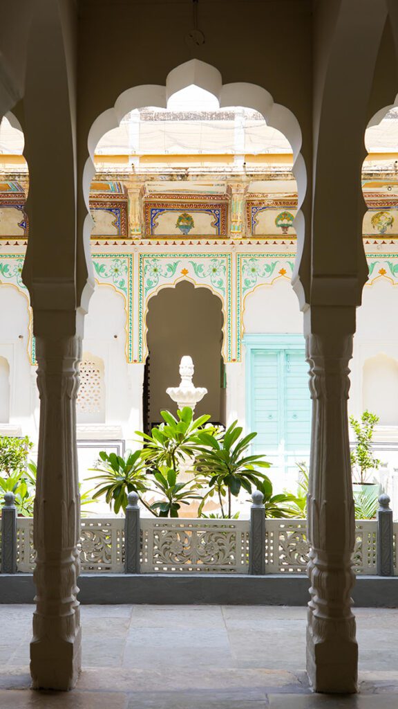 Mandawa Kothi courtyard