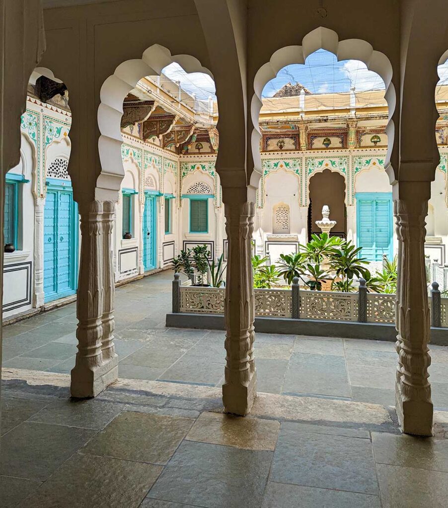 Mandawa Kothi courtyard