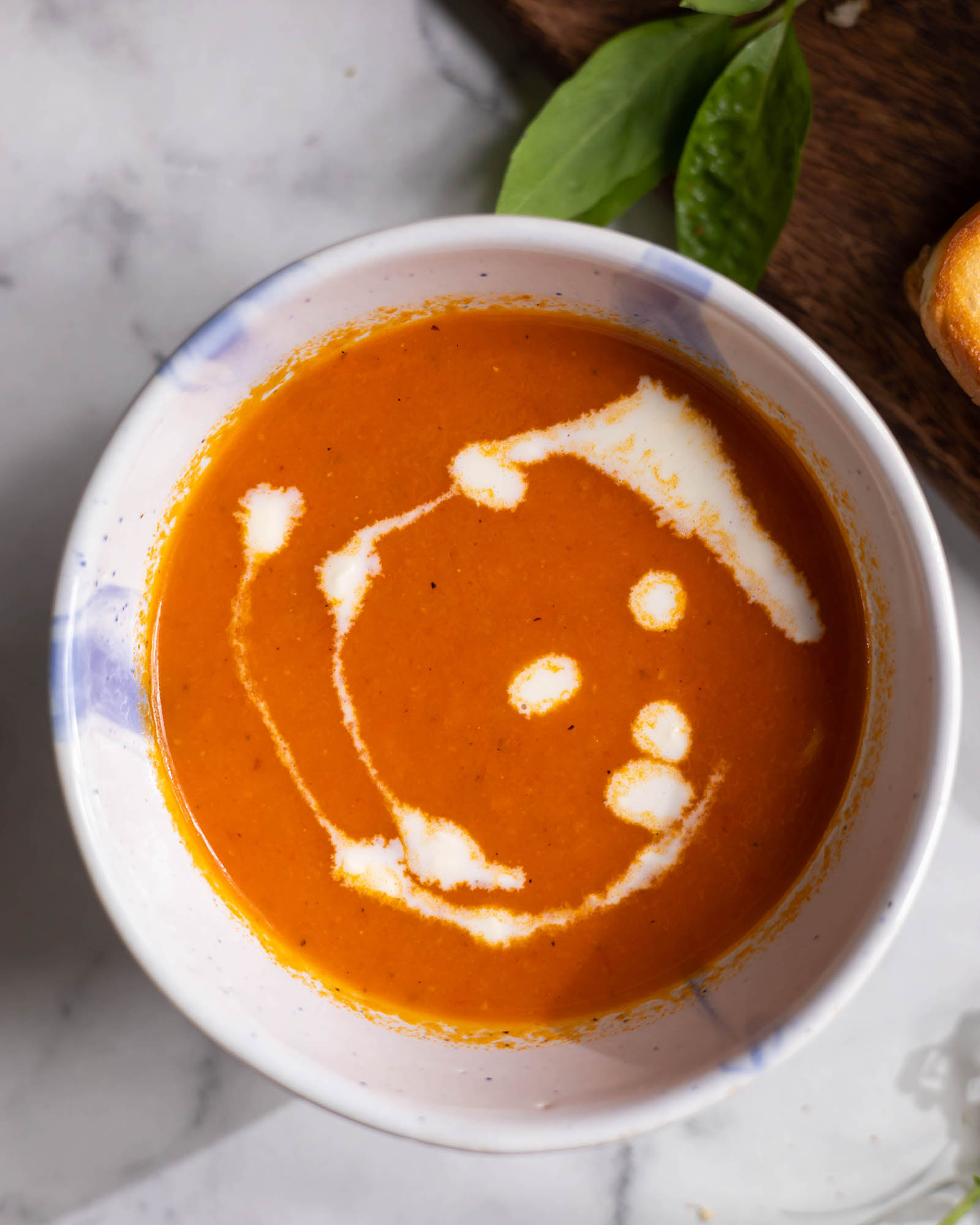 Roasted bell pepper soup - ChompSlurrpBurp