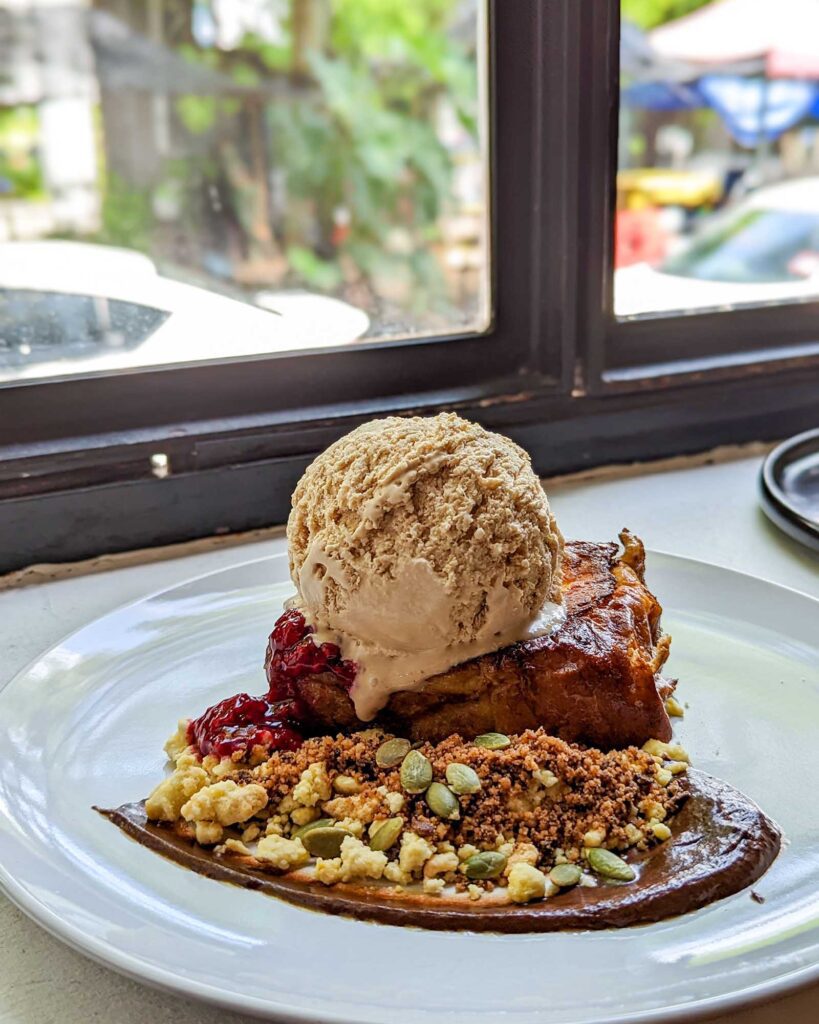 espresso churn ice cream french toast