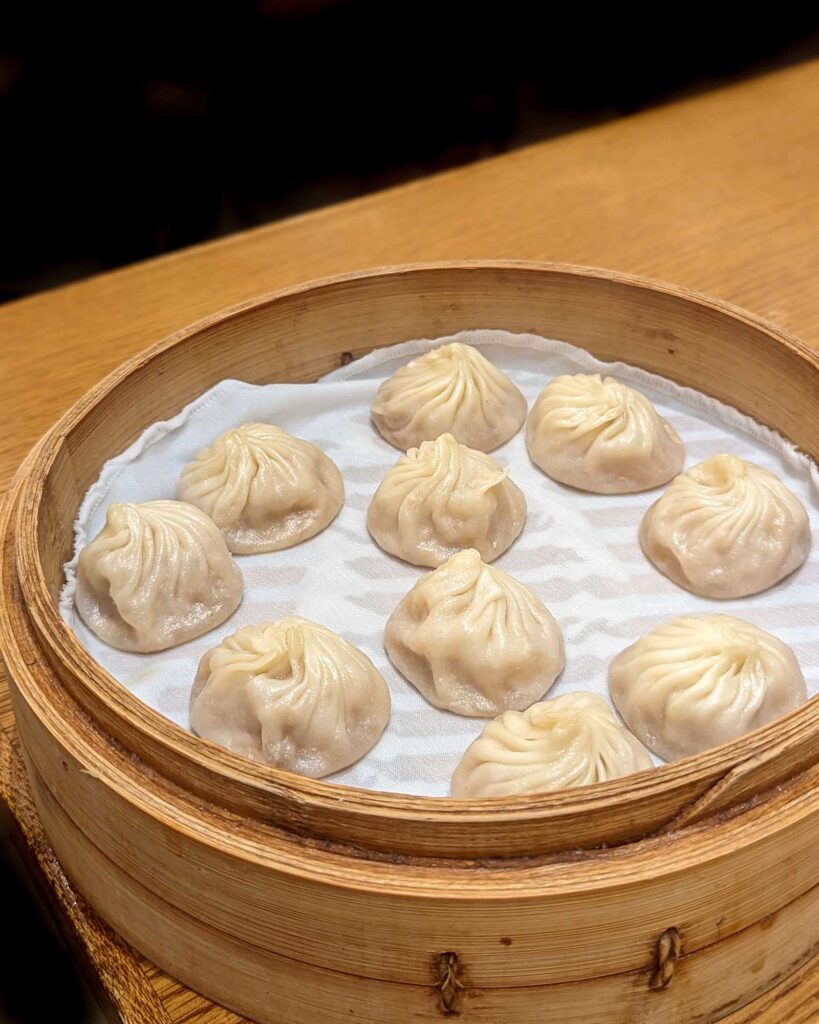 pork xiao long bao at din tai fung